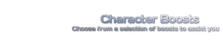 Character Boosts