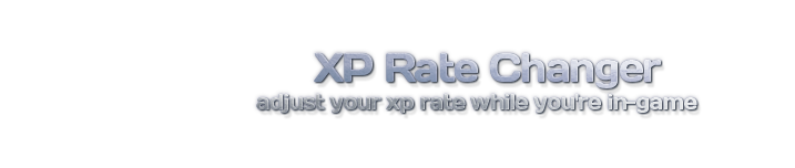 XP Rate Changer